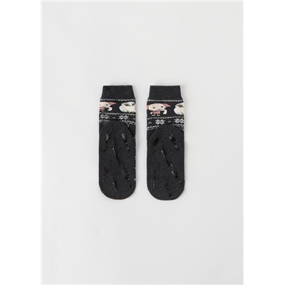 Stoppersocken mit weihnachtlichem Harry Potter-Motiv für Kinder