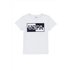 U.S. Polo Assn., Beyaz Erkek Çocuk T-Shirt