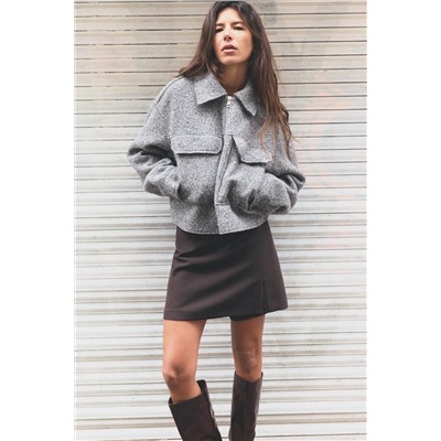 SHORT BOUCLÉ JACKET