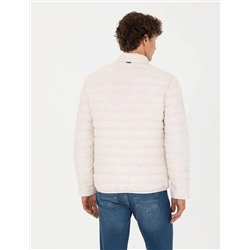 Bej Cropped Slim Mont