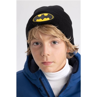 Defacto Erkek Çocuk Batman Etiketli Triko Bere X9219A623WN