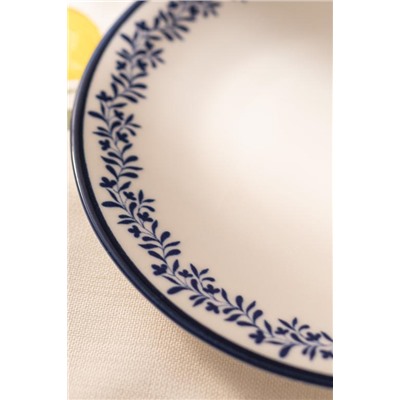 Rêve Bleu Couronne pasta tabağı 19 cm