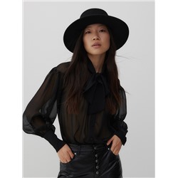 Bluse mit Bindedetail