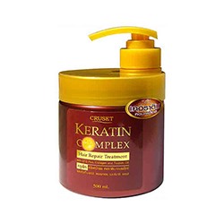 Маска для волос восстанавливающая с кератином от Cruset 500 мл / Cruset keratin complex hair mask 500 ml