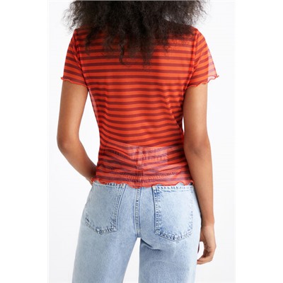 Camiseta slim rayas