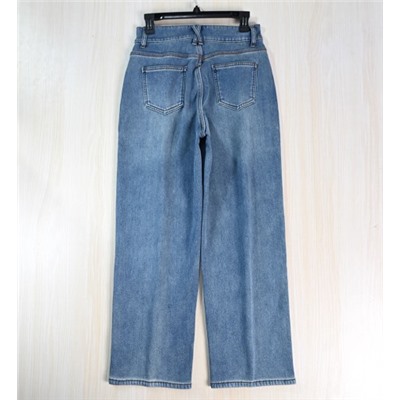 Зимние женские джинсы из хлопка с высокой талией  ICICL*E ОРИГИНАЛ!