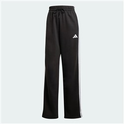 ESSENTIALS 3-STRIPES OPEN-HEM FLEECE PANTS