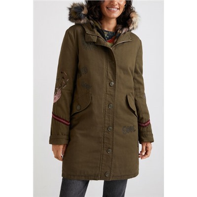 Parka militar reversible