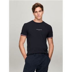 Tommy Logo Tipped Slim Fit T-Shirt