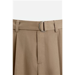 PANTALÓN PLIEGUES CINTURÓN