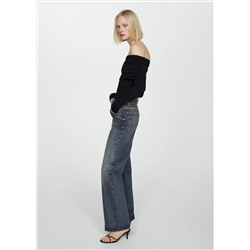 Jeans rectos tiro medio