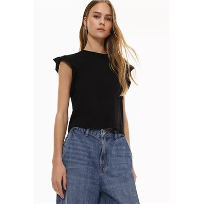 Ruffled T-shirt