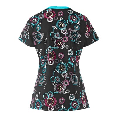 WonderWink Scrubs WonderFLEX Festival Season Print Top