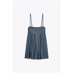 SHORT DENIM TRF DRESS