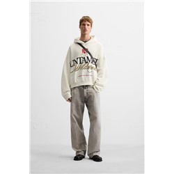 SUDADERA TEXTO ESTAMPADO