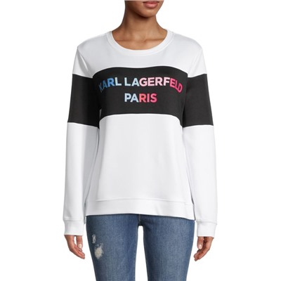 KARL LAGERFELD PARIS Colorblock Sweatshirt
