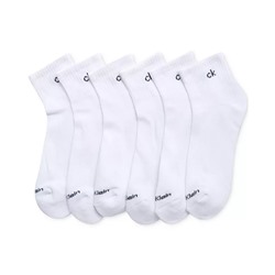 Calvin Klein Men's 6pk. Logo Quarter Socks