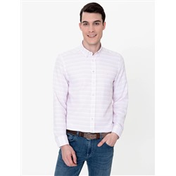Gül Kurusu Slim Fit Uzun Kollu Gömlek