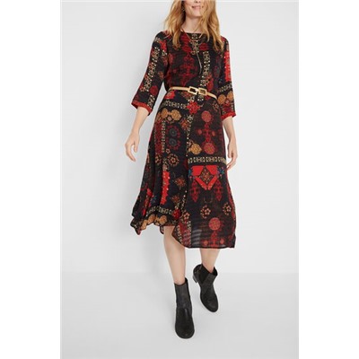 Vestido largo midi indonesio