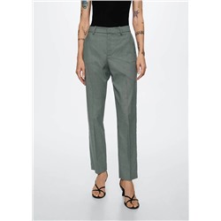 Pantalón recto traje -  Mujer | MANGO OUTLET Melilla