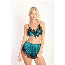 Despina vandi Seductive Nights Saten Şortlu Takım 200021