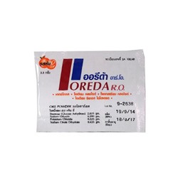 Порошок-электролит Oreda R.O. против обезвоживания со вкусом апельсина 5 гр / Oreda R.O. Powder 5 gr