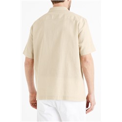 Camisa de lino - Beige