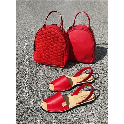 AB. ZAPATOS correas · 320 rojo+AB.Z · Pelle · mochila NAPA — СУМКА НА ВЫБОР