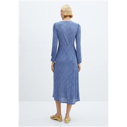 Vestido estampado lazo
