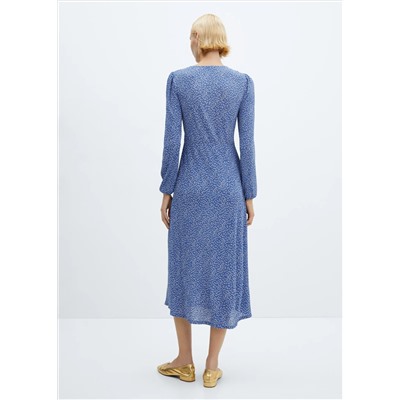 Vestido estampado lazo