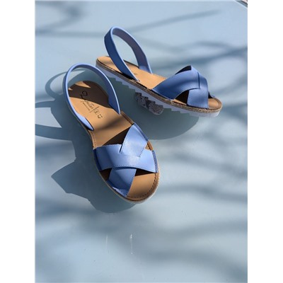 Босоножки от испанского производителья Ab.Zapatos Cruz-Yute celeste АКЦИЯ