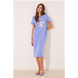Camisón midi Lilo & Stitch algodón