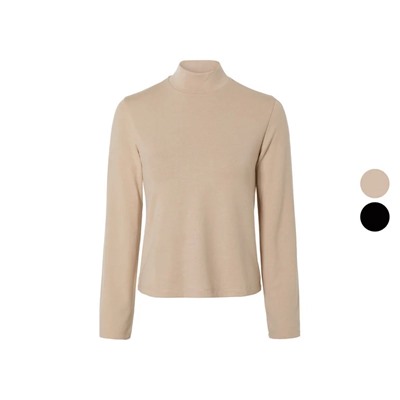 esmara® Damen Pullover, mit Stehkragen