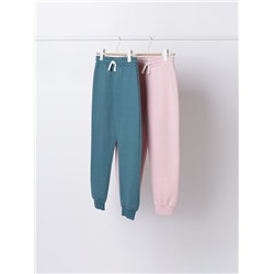 PACK OF 2 BASIC PLUSH TROUSERS