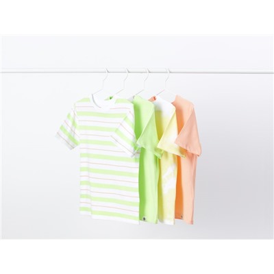 PACK DE 4 CAMISETAS COMBINADAS DE MANGA CORTA