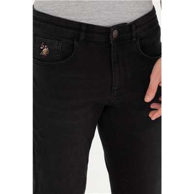 Erkek Koyu Gri Jean Pantolon