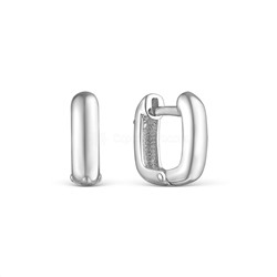 Серьги женские из серебра родированные 925 пробы 11-1716