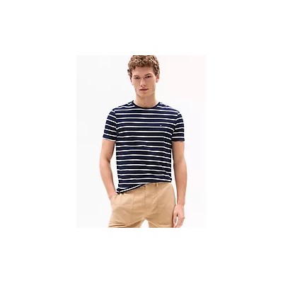 Stripe Stretch-Cotton Extra Slim T-Shirt