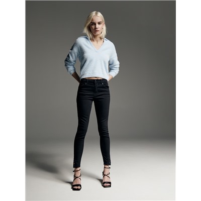 Slim-Jeans mit mittlerer Leibhöhe