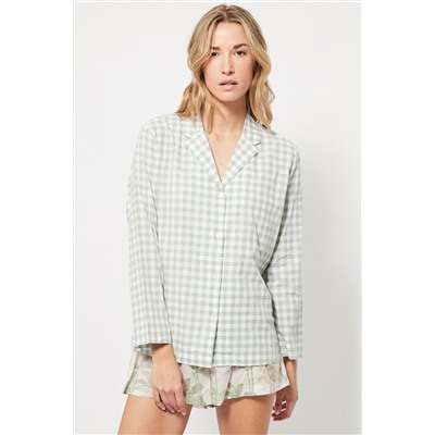 Camisa de pijama Verde agua