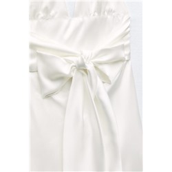 POCAS UNIDADES VESTIDO SATINADO HALTER