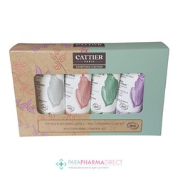Cattier - Kit Multi-Masking Argile BIO