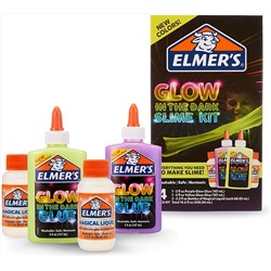 Elmer’s Glow In The Dark Slime Kit | Slime Supplies Include Elmer’S Glow In The Dark Glue, Elmer’S Magical Liquid Slime Activator, 4 Piece Kit