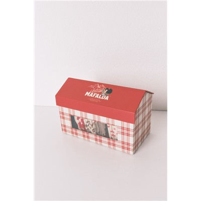 Pack 6 calcetines largos algodón Mafalda