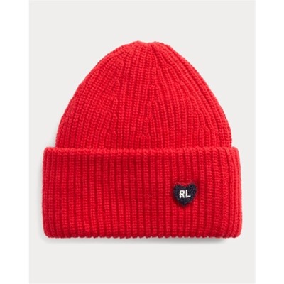 GIRLS 2-6X Heart-Patch Knit Hat