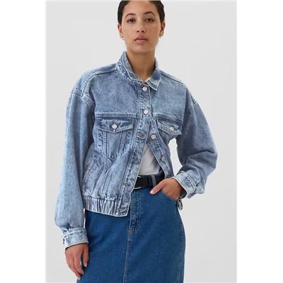 Relaxed Icon Denim Bomber Jacket