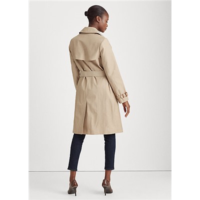 Lauren Cotton-Blend Trench Coat