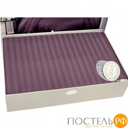 Постельное белье "Карвен" Stripe Satin семейное N 164-SS 011k.murdum/т.лиловый
