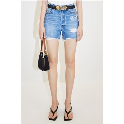 Short vaquero Azul