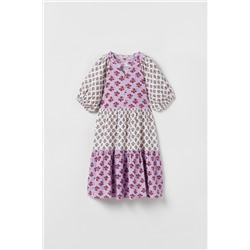VESTIDO COMBINADO FLORES